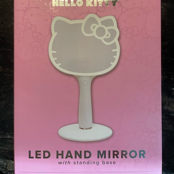 Makeup Hello Kitty Led Hand Mirror With Standing Base Poshmark